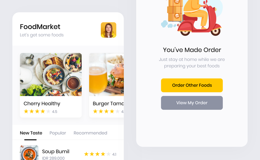 Full-Stack Laravel Kotlin: FoodMarket Apps